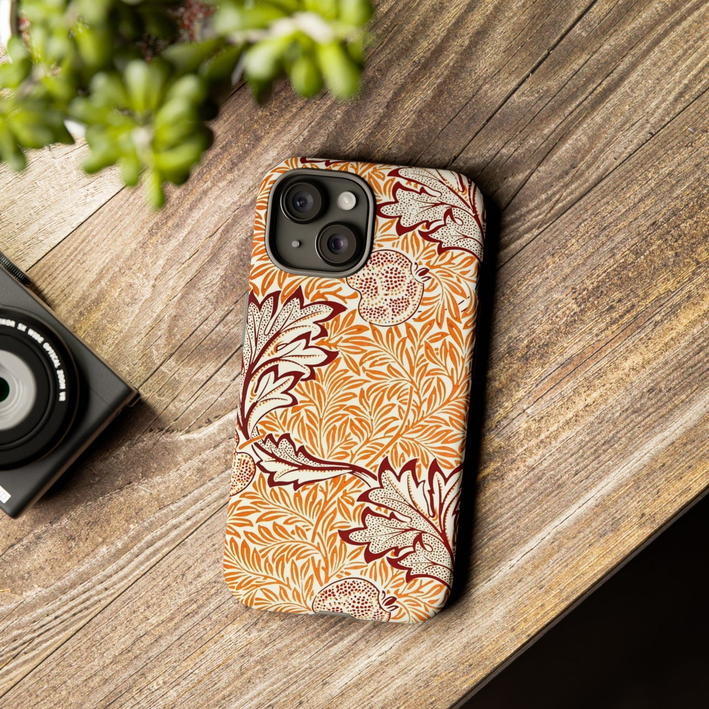 Stylish Phone Case, Tough Cases with Floral Design, Protective Cover, Gift for Her, Cute Phone Accessory