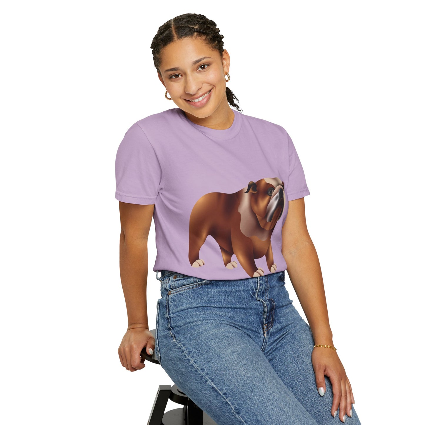 Unisex Garment-Dyed T-shirt - Lovely British Dog