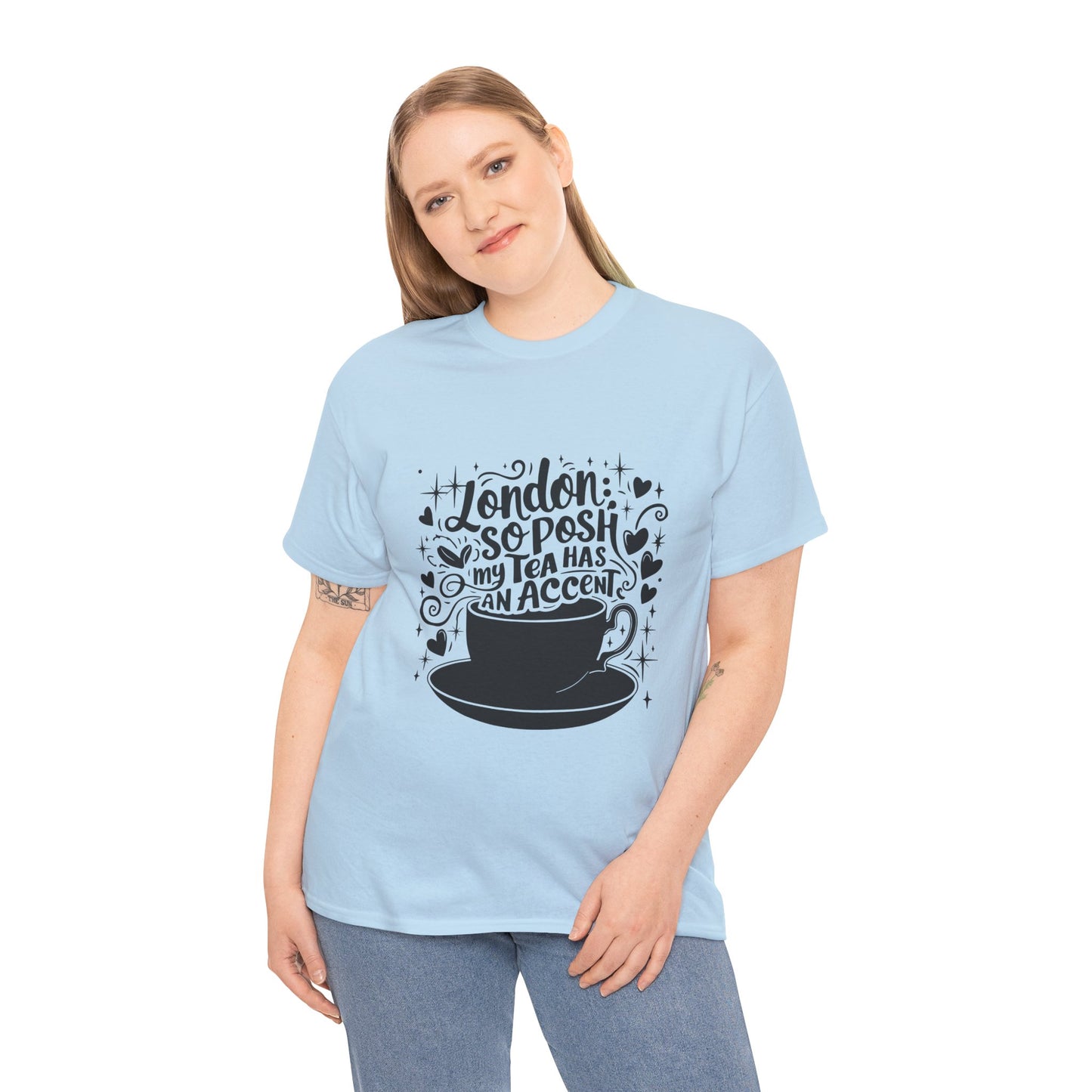 Unisex Heavy Cotton Tee - London's Nostalgic Tea