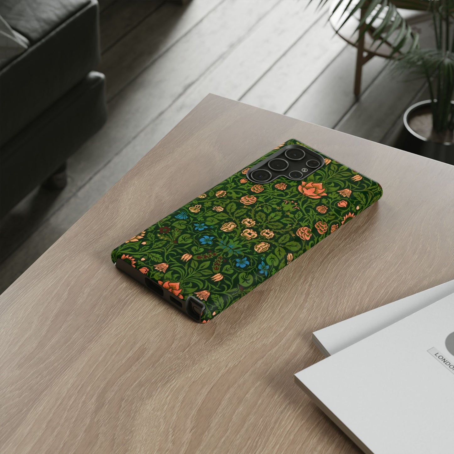 Crimson Leaf Whirl – Phone Case - Tough Cases
