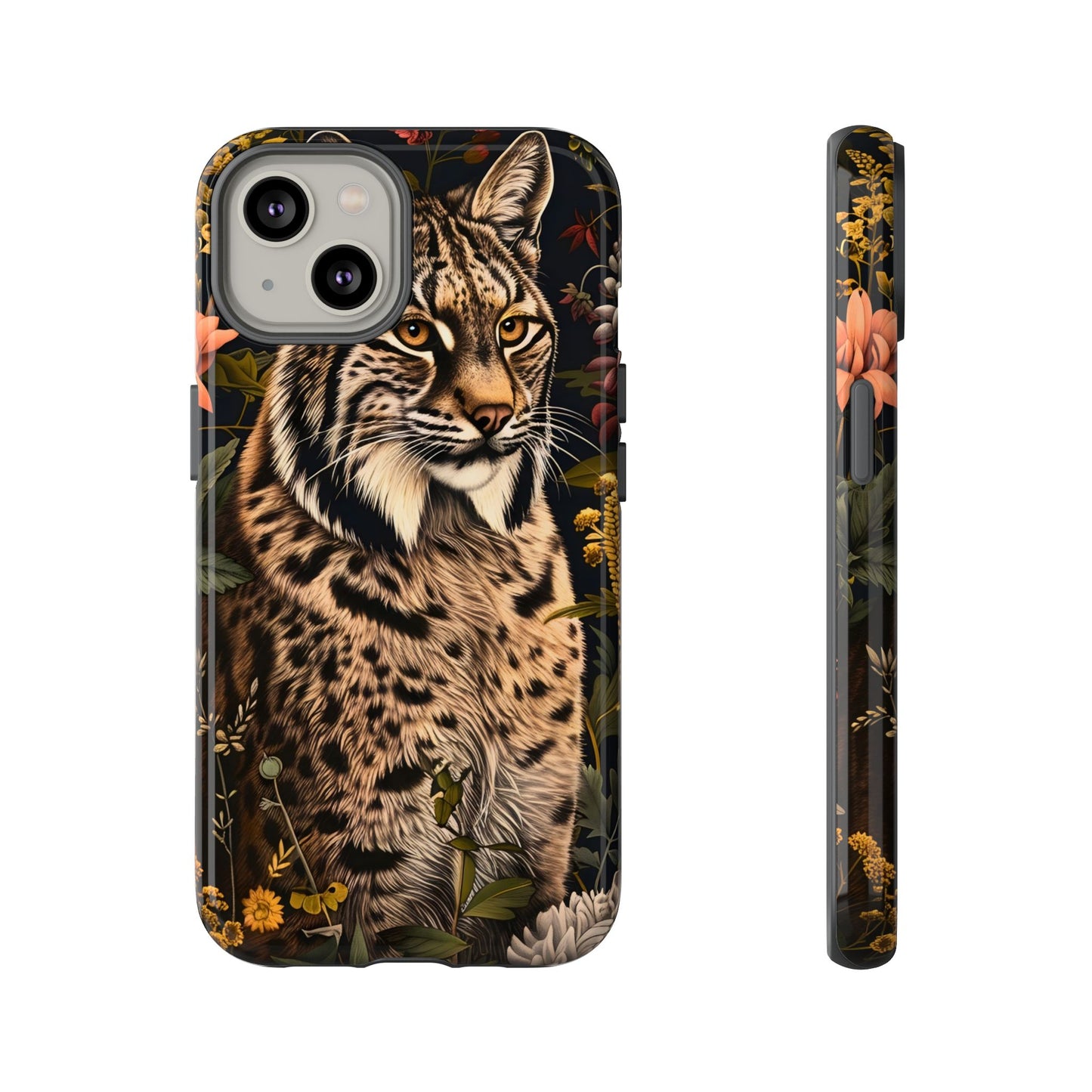 Wildlife Phone Case with Lynx Design, Tough Cases, Animal Lovers Gift, Nature Inspired Accessories, Unique Tech Protection