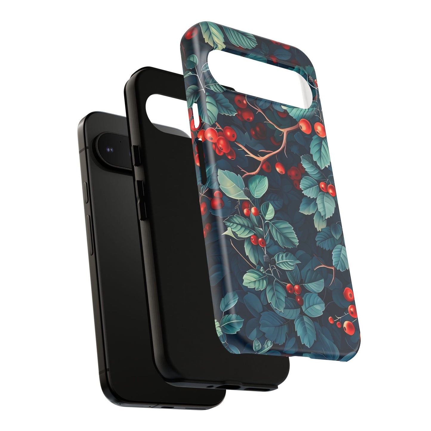 Berry Blossom Phone Case - Nature Lover's Gift, Floral Design, Cute Accessory for Spring, Unique Tech Cover, Perfect for Holidays