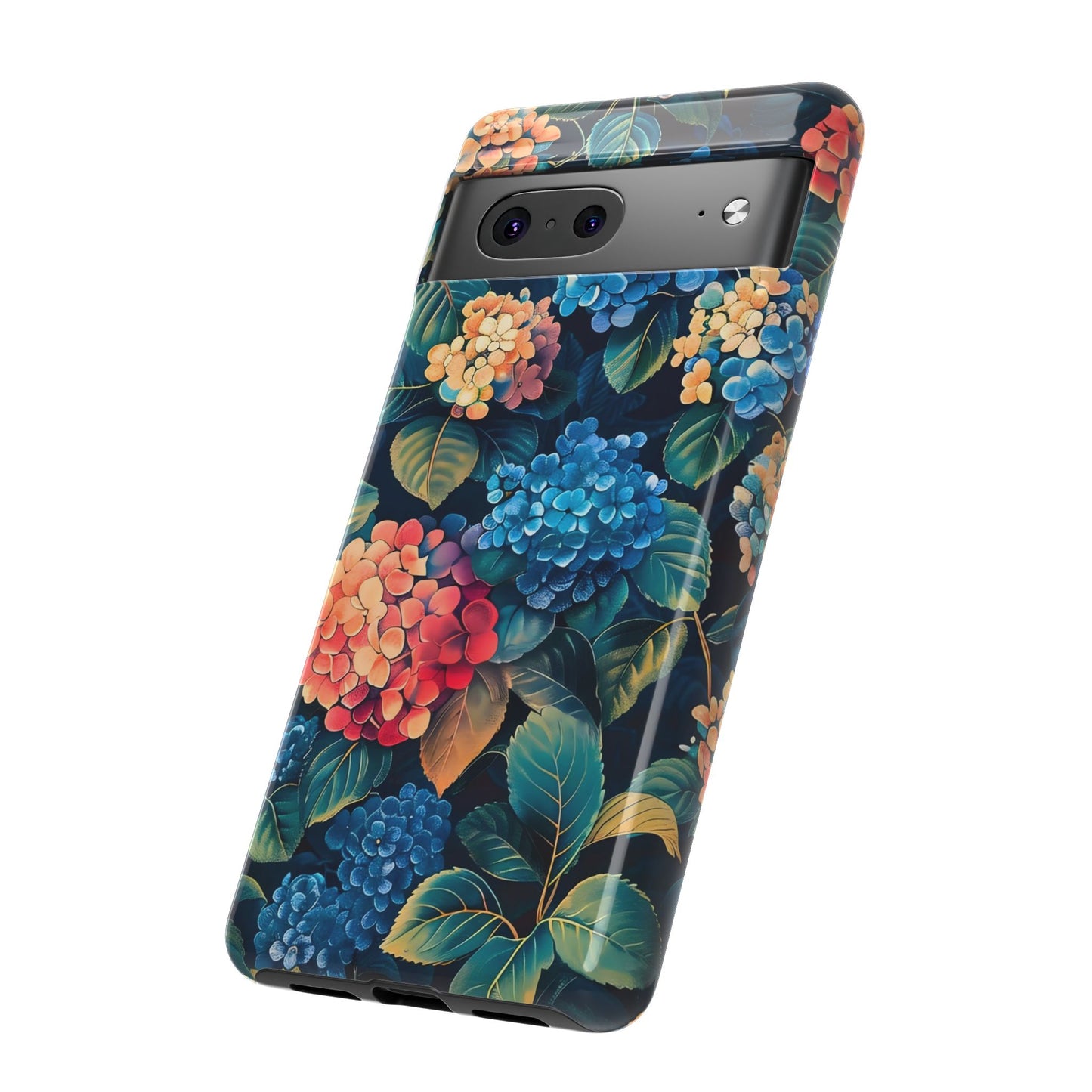 Floral Phone Case, Stylish Tough Case for Gardener Gift, Flower Lover Accessory, Pretty Floral Design, Protective Case