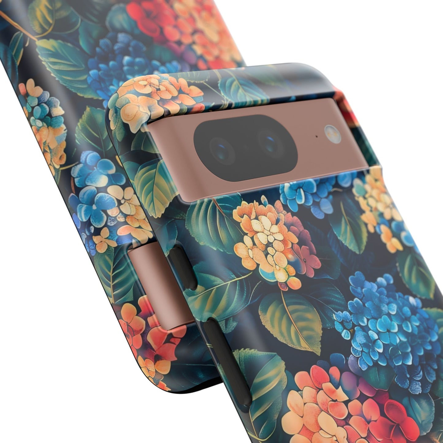 Floral Tough Phone Case, Durable Smartphone Cover, Flower Design, Gift for Her, Stylish Protection
