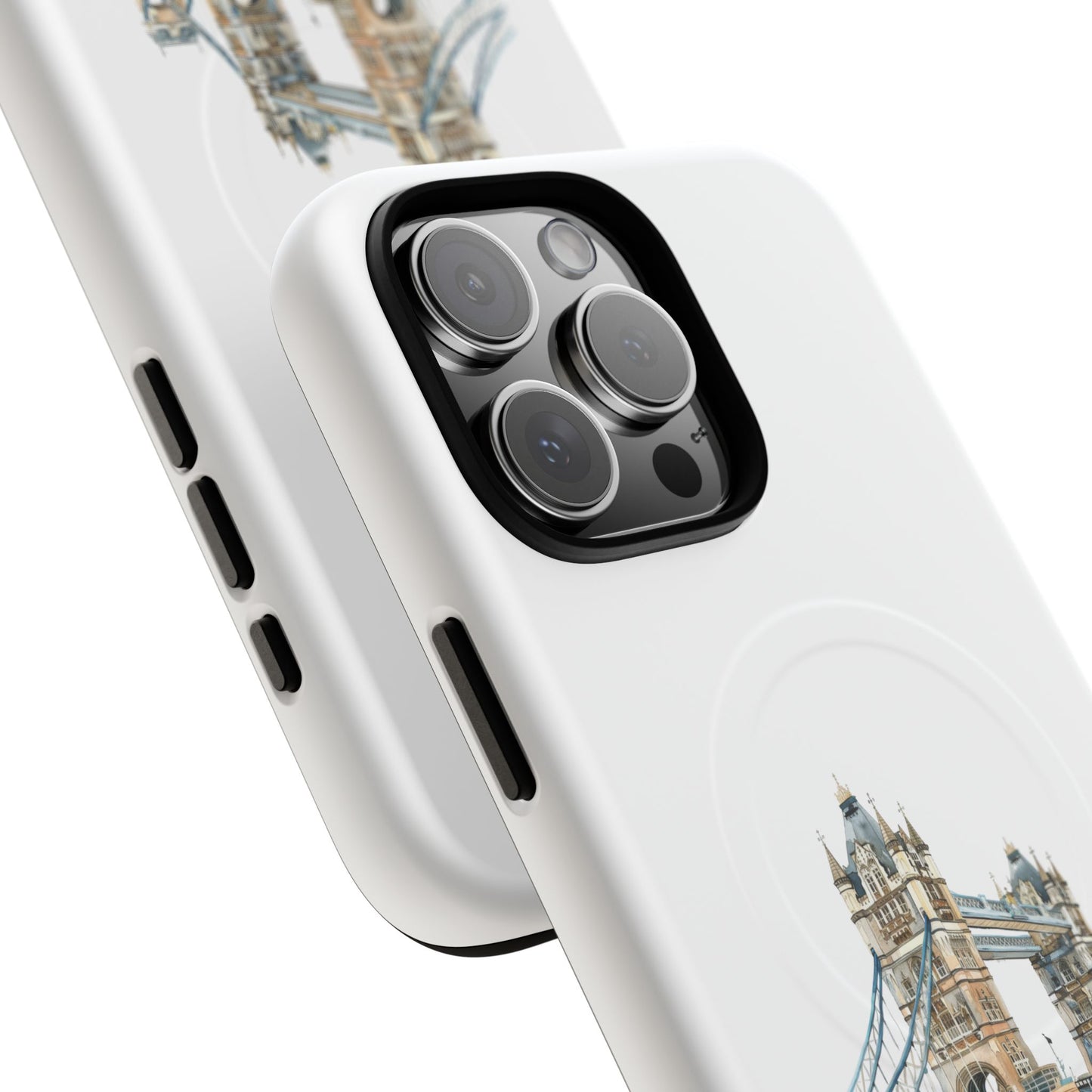 Tough Magnetic Phone Cases with Tower Bridge Design, Durable, Stylish, Unique Gift for Travelers, Perfect for Everyday Use