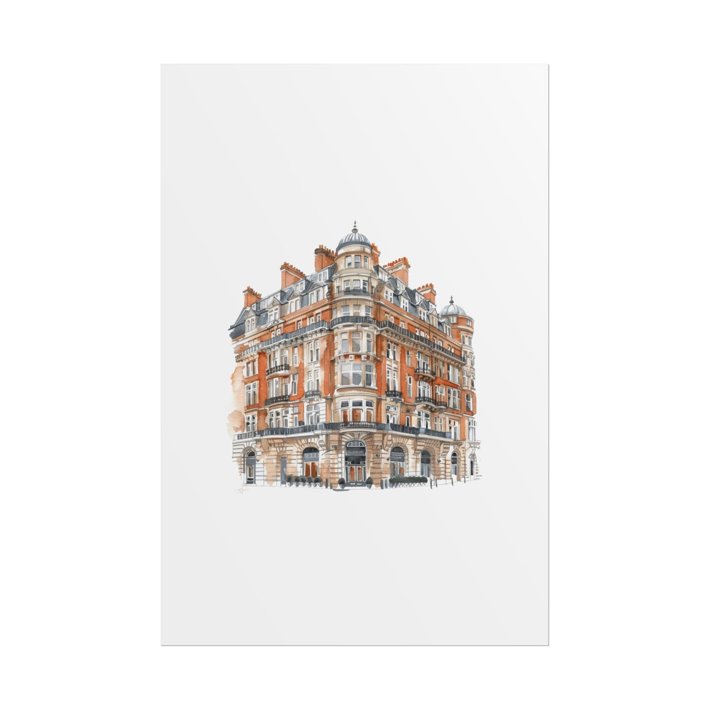 Elegant Architectural Rolled Posters, Art Prints for Home Decor, Gift for Housewarming, Wall Art for Living Room, Unique Art Decor