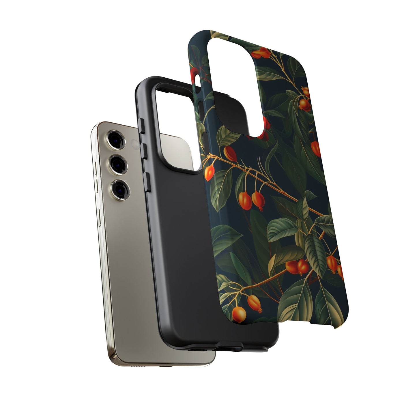 Tough Cases, Floral Phone Case, Nature-Inspired Tech, Unique Gift, Phone Accessory, Botanical Design, Fall Vibes