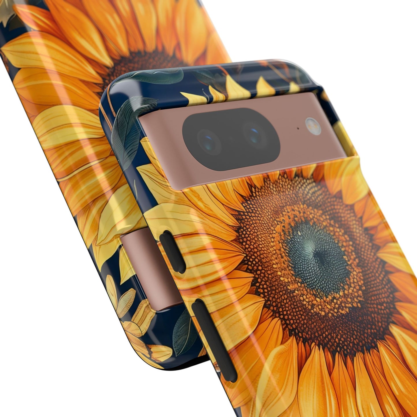 Sunflower Phone Case - Floral Design for Nature Lovers, Cute Spring Accessory, Gift for Her, Eco-Friendly Cover