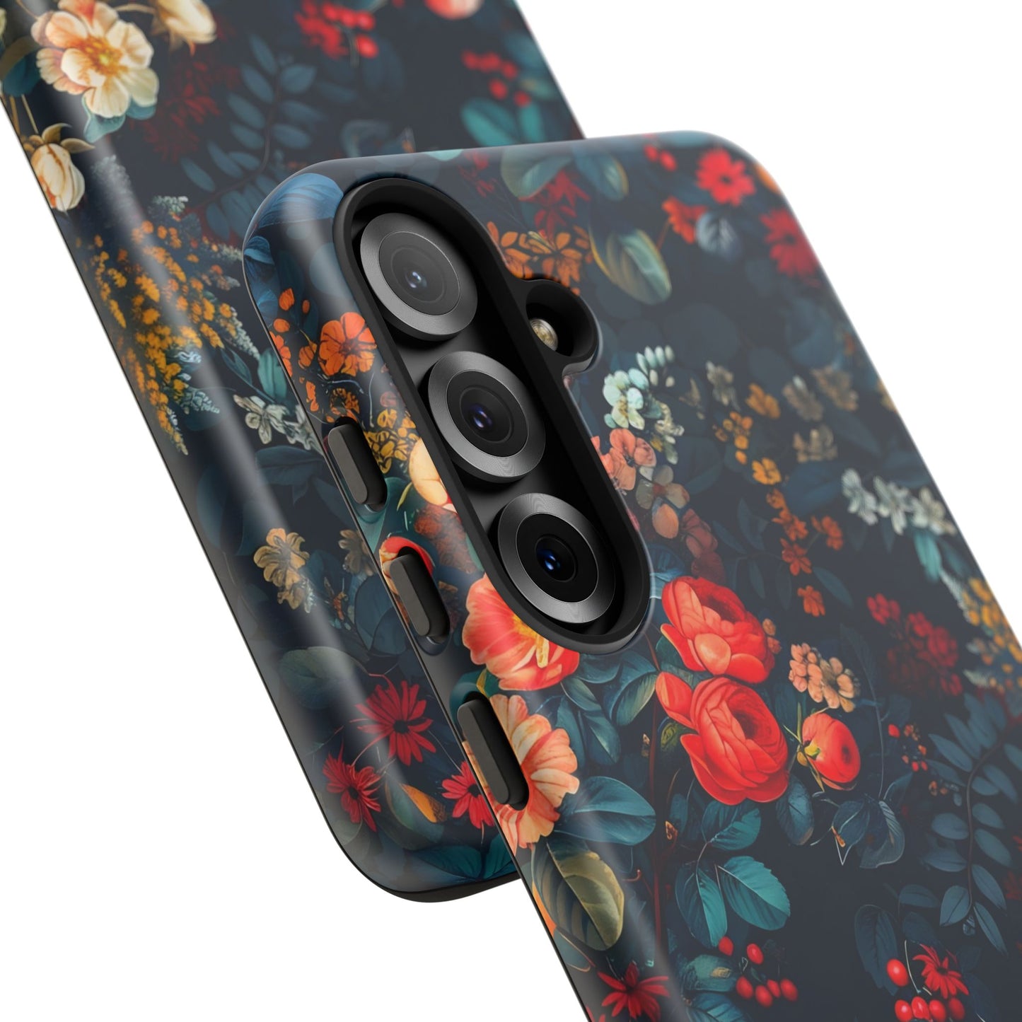 Floral Phone Case - Tough Cases, iPhone Protection, Elegant Floral Design, Gift for Her, Stylish Tech Accessory