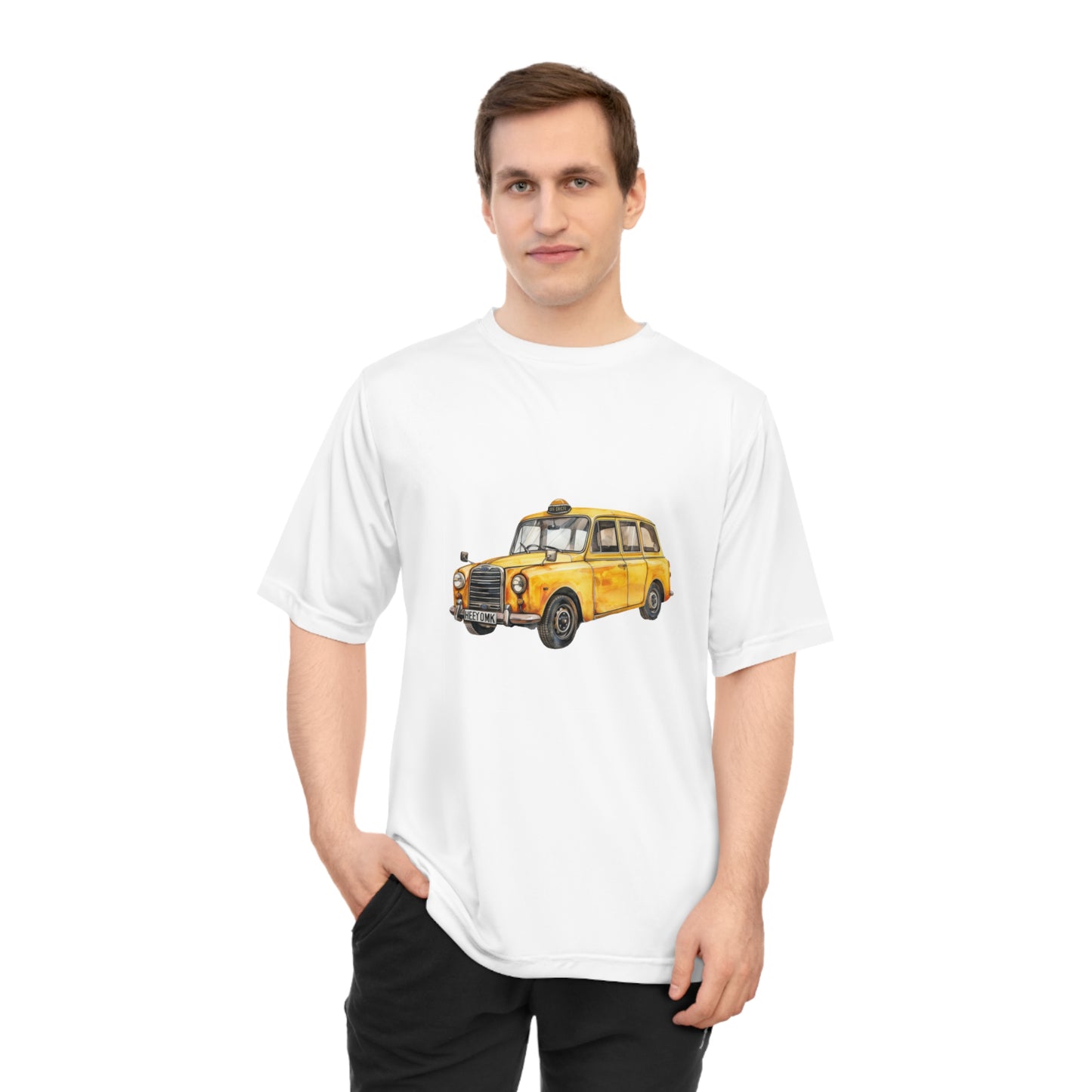 Unisex Zone Performance T-shirt - Retro Roads: The British Vintage Car