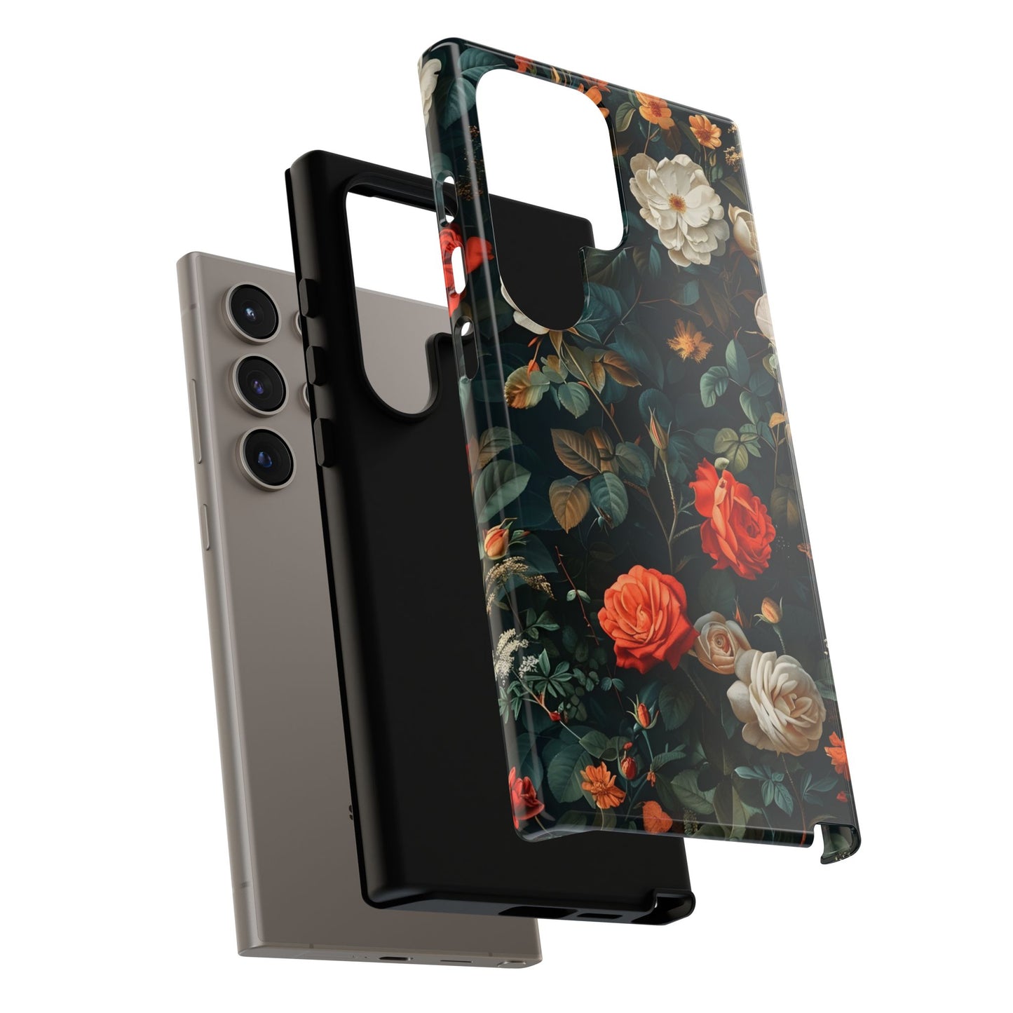 Floral Phone Case | Tough Cases with Elegant Design | Gift for Her, Mother's Day, Birthdays, Personalized, Trendy Tech Accessories
