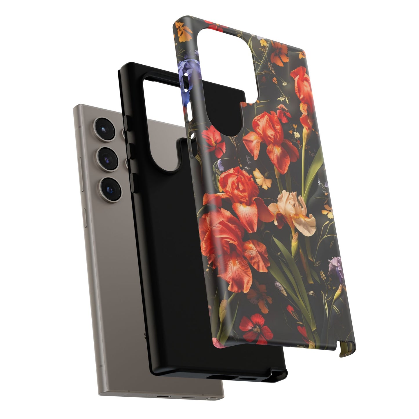 Floral Tough Case for Phone, Durable Protective Phone Cover, Gift for Flower Lovers, Phone Accessories, Spring Vibes
