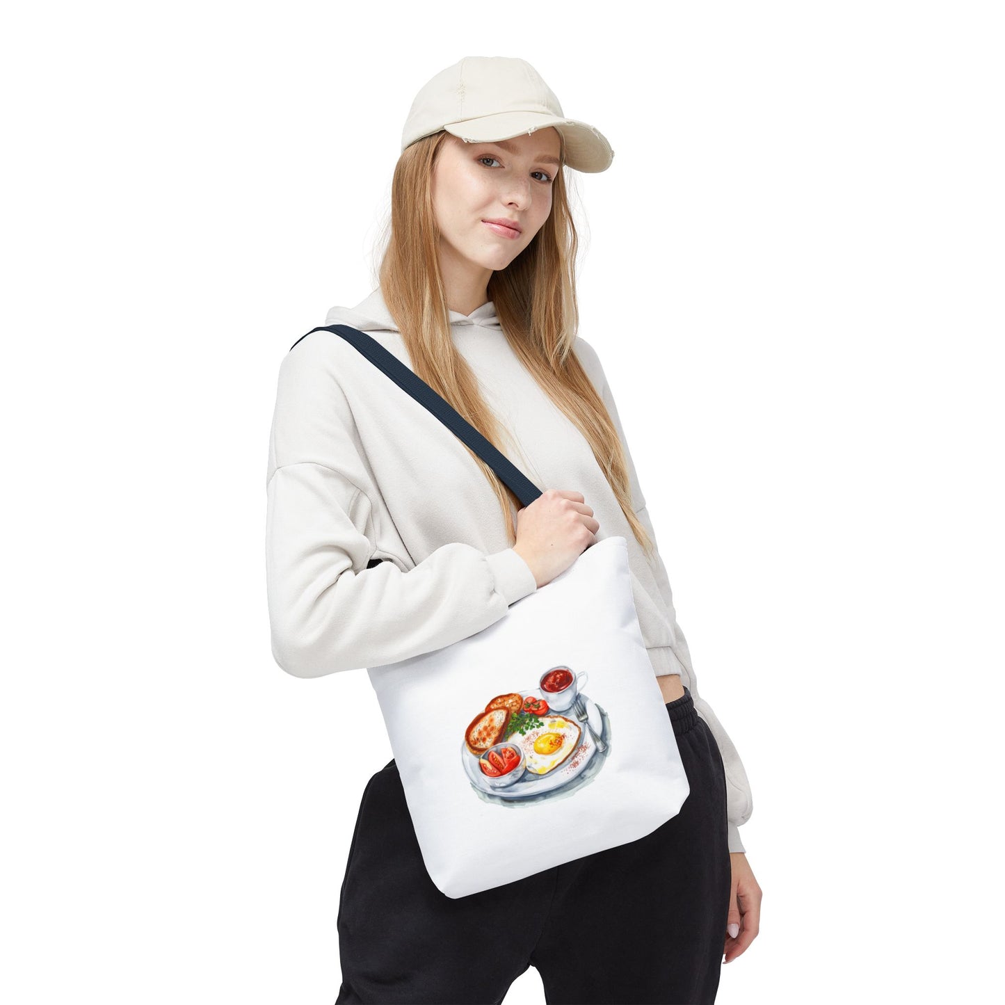 Breakfast Lovers Tote Bag, Art Tote, Foodie Gift, Market Bag, Designed for Brunch Enthusiasts, Perfect for Grocery Shopping