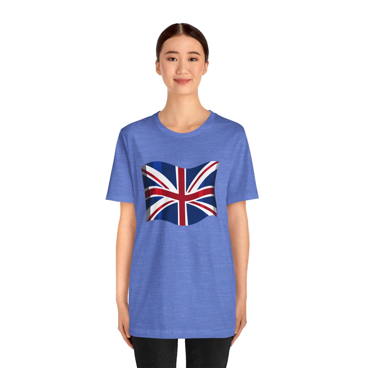 Unisex Jersey Short Sleeve Tee - Classic UK Flag Design - Union Jack Symbol