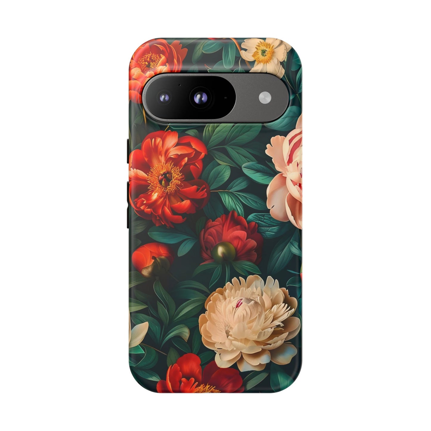Floral Phone Case - Tough Cases, Vibrant Protection, Gift for Her, Cute Floral Design, Trendy Accessory, Perfect for Spring