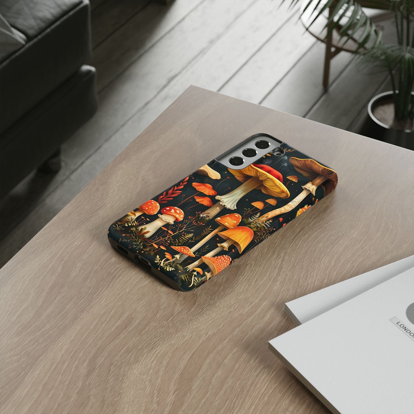 Whimsical Mushroom Phone Case | Tough Cases – Unique Nature Design, Eco-Friendly Cover, Gift for Nature Lovers, Phone Accessory, Fall Decor