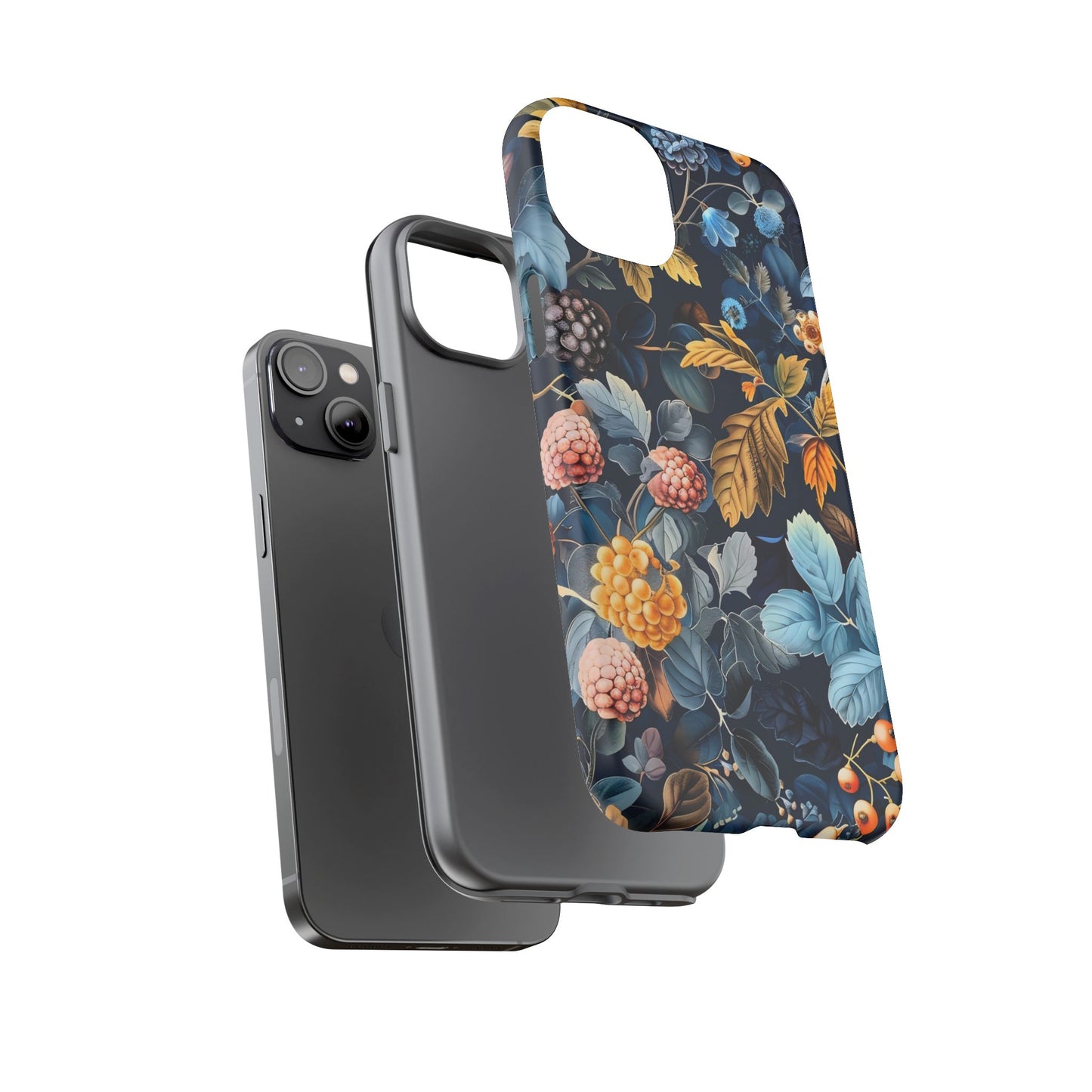 Floral iPhone Case, Tough Phone Cover, Nature-inspired Accessory, Gift for Her, Trendy Protection Case