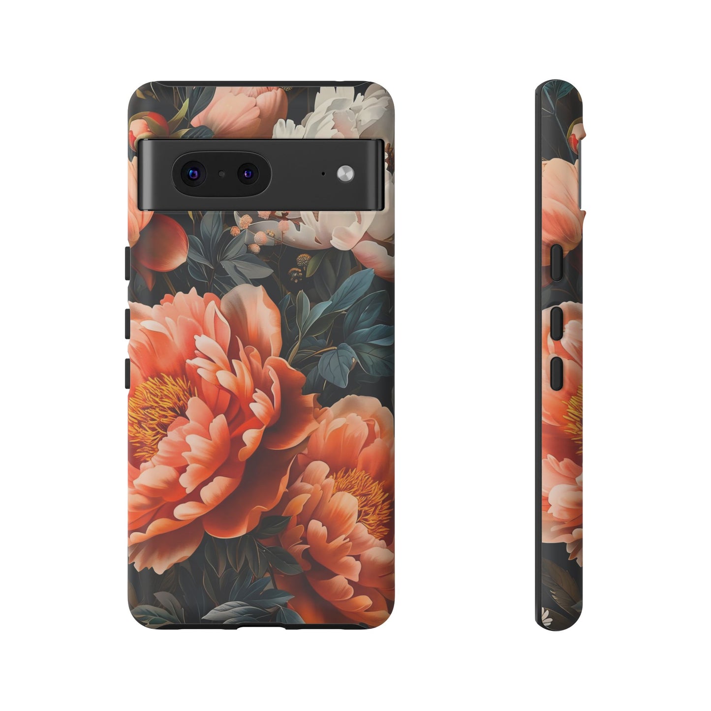 Floral Phone Case - Tough Cases, Durable Cover, Flower Design, Unique Gift, Phone Accessories