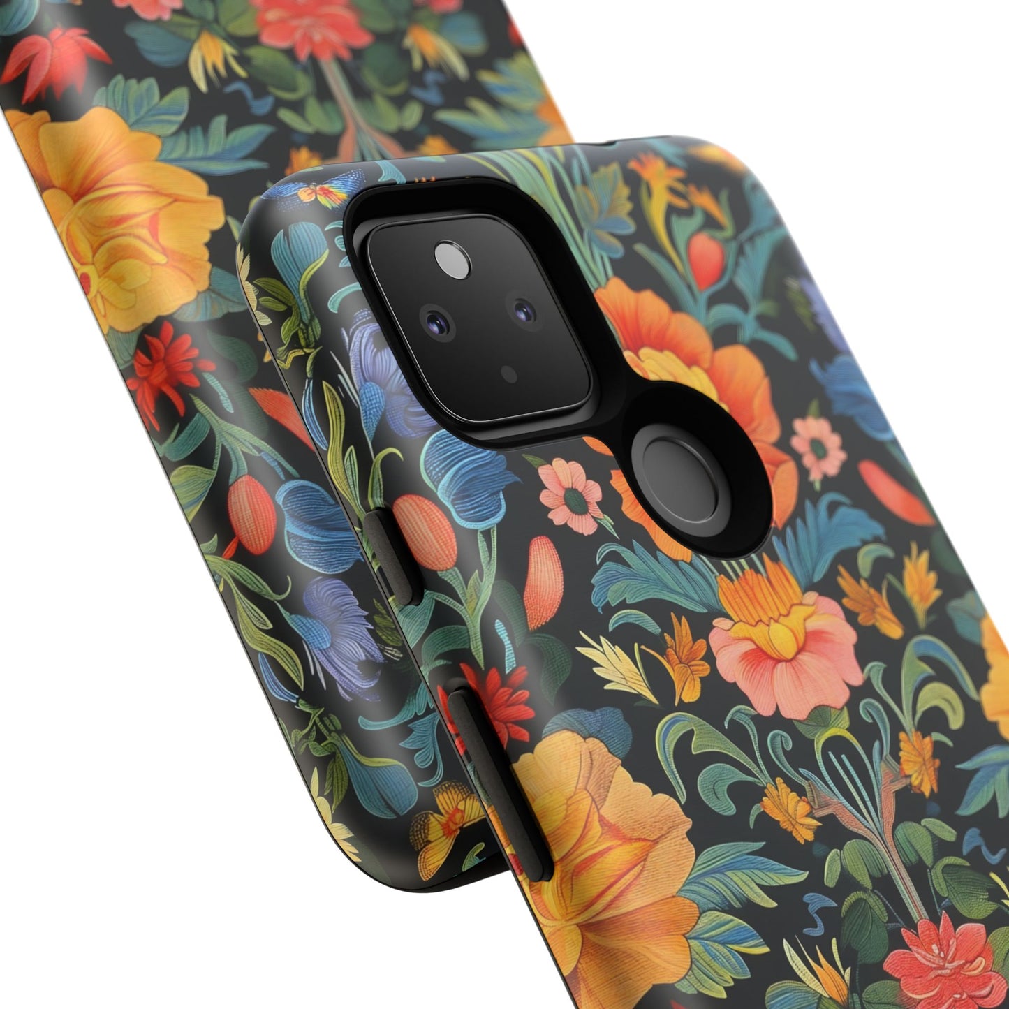 Floral Phone Case - Tough Cases, Flower Pattern Phone Cover, Nature Lover Gift, Stylish Protective Case, Colorful Floral Design