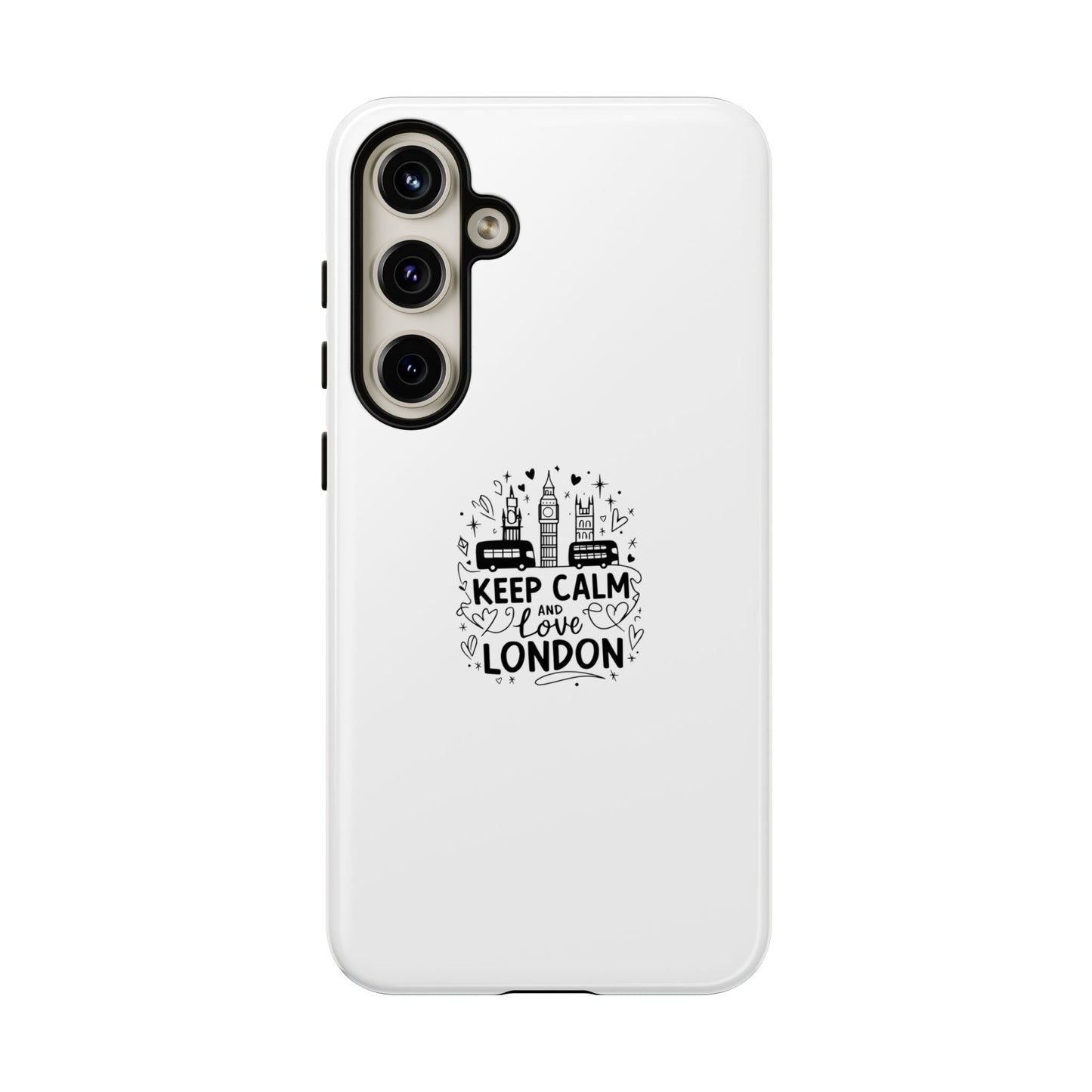 London Keepsake Phone Case - Keep Calm and Love London Design