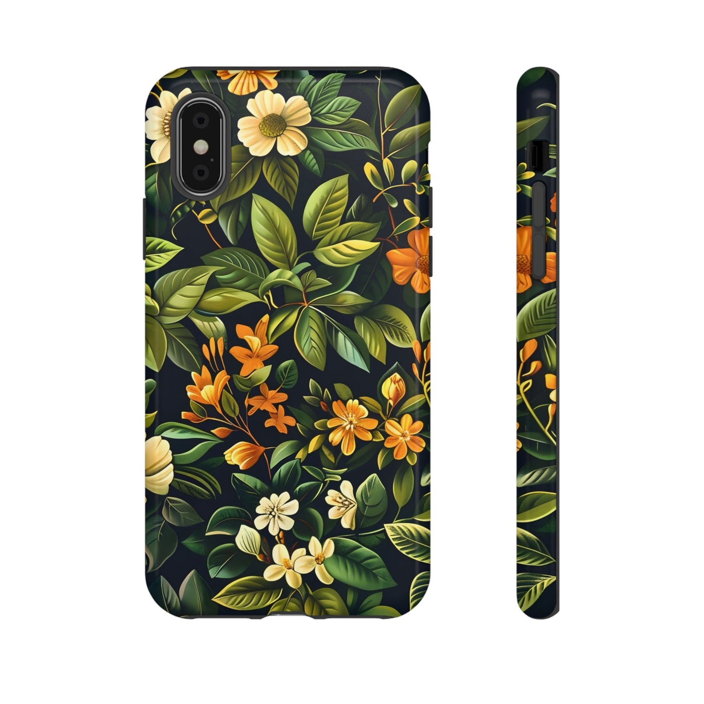 Floral Phone Case - Nature-Inspired Tough Cases for Everyday Use, Gift for Nature Lovers, Phone Protection, Unique Design