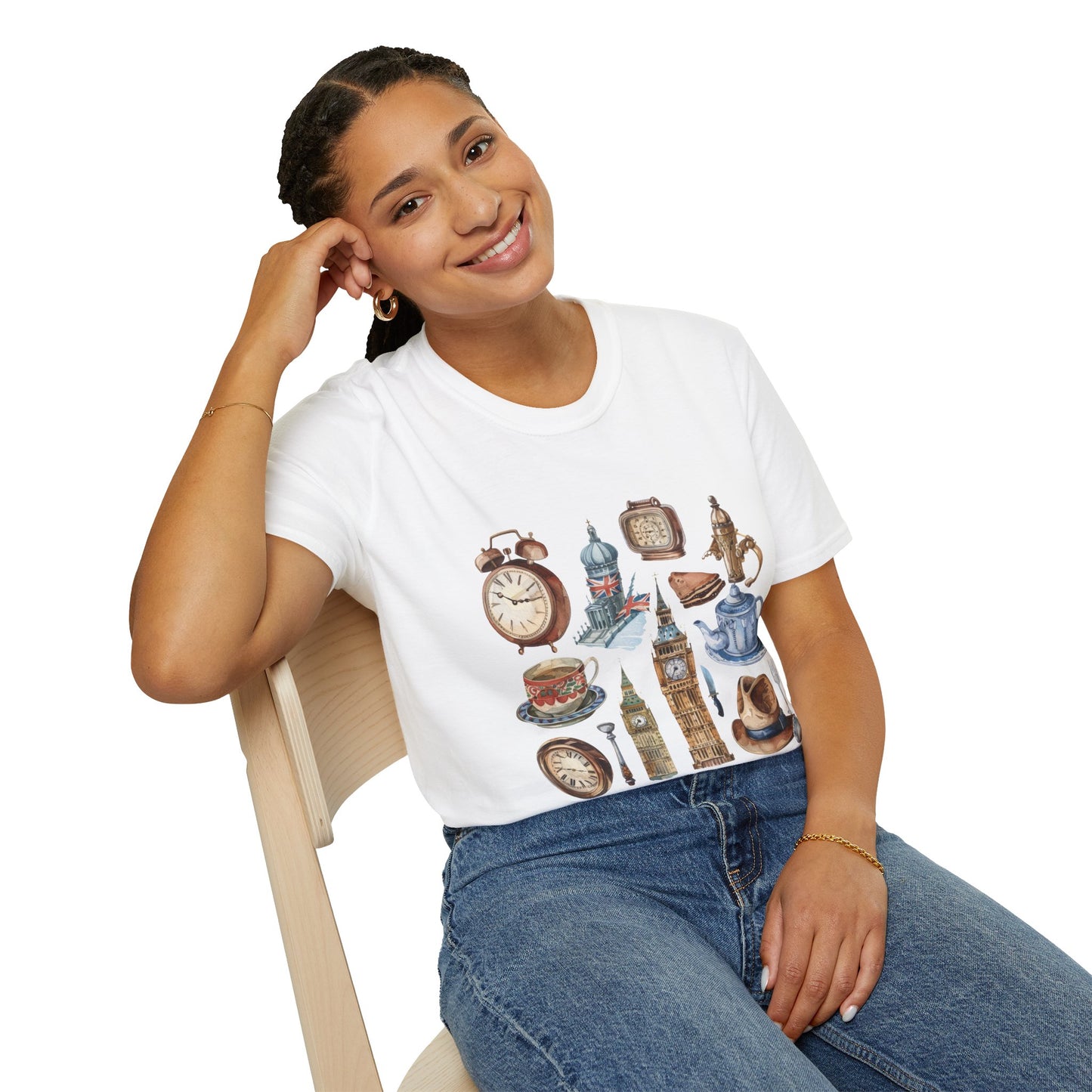 Unisex Softstyle T-Shirt - Timeless Symbols - Iconic England