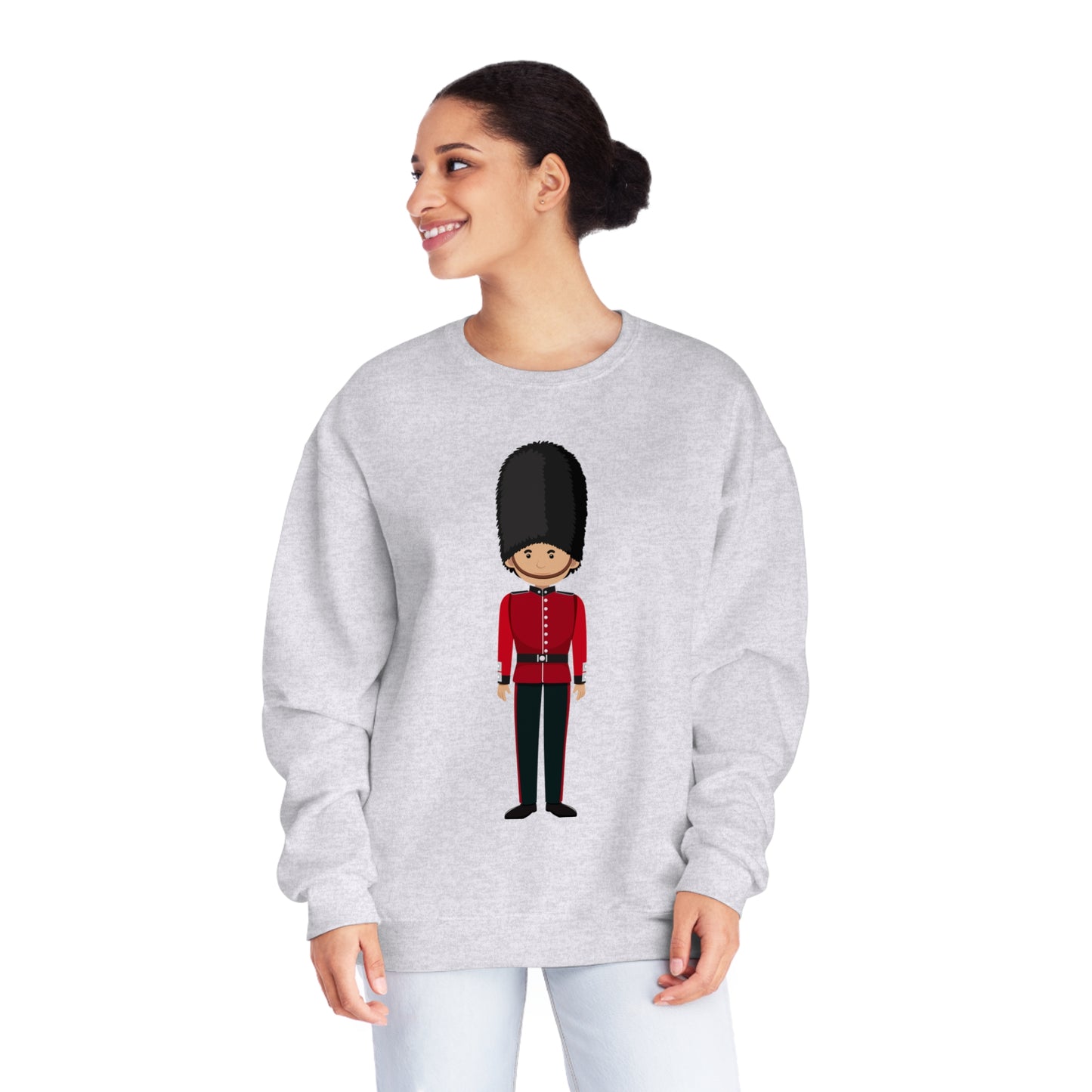 Unisex NuBlend® Crewneck Sweatshirt - Honor in Red - British Soldier Uniforms