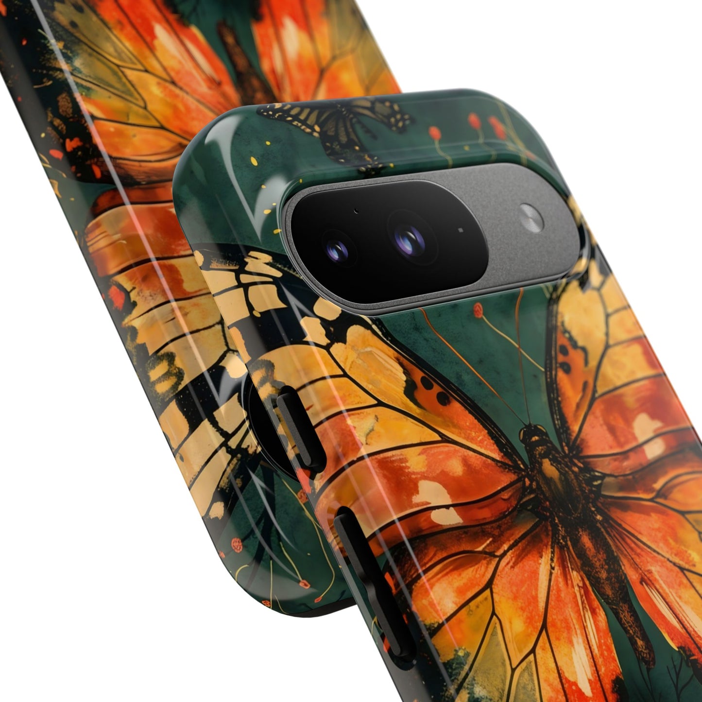 Butterfly Phone Case – Tough Cases for Nature Lovers, Floral Design, Butterfly Art, Unique Gift, Eco-Friendly Protection