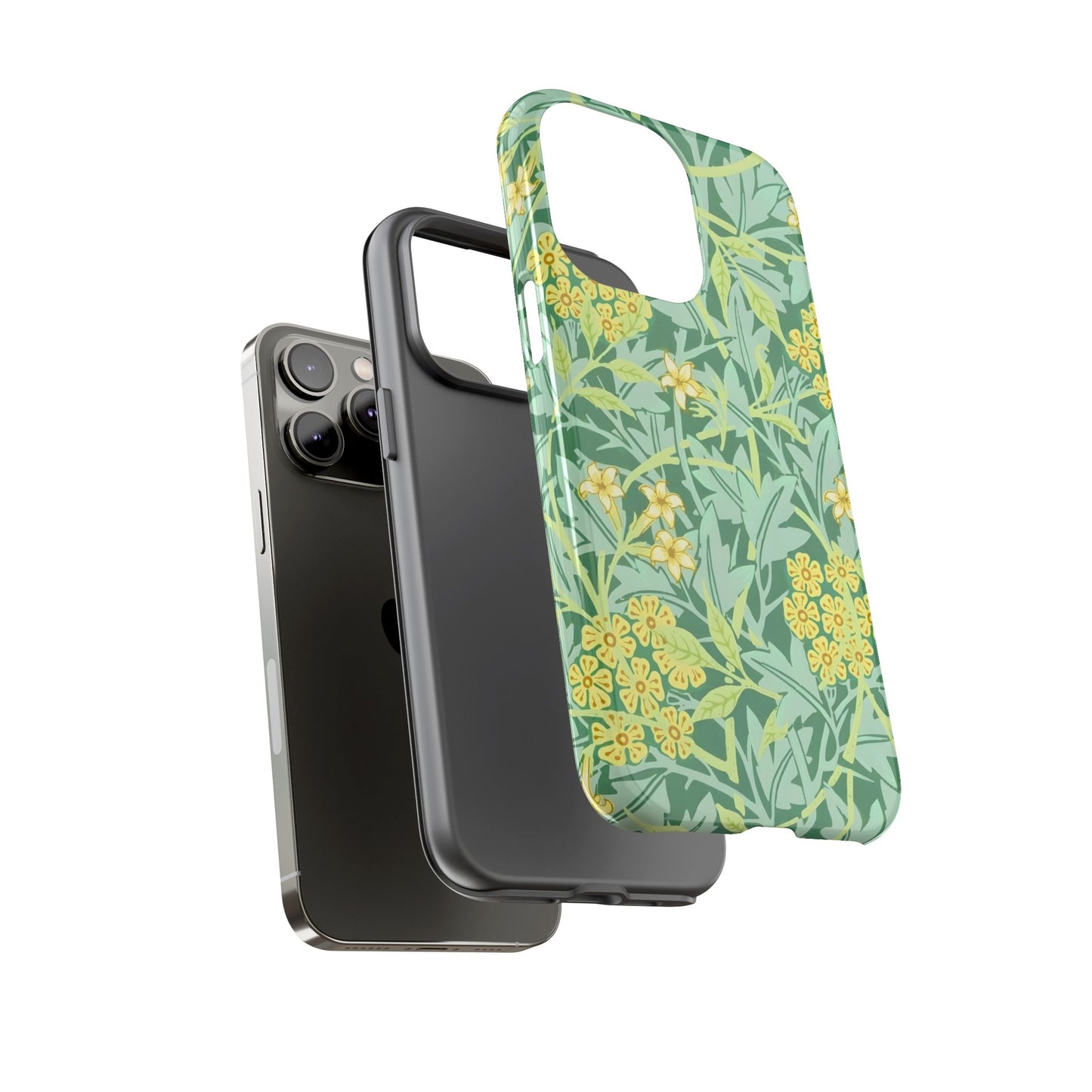 Tough Cases Organic Floral Phone Case, Stylish iPhone Cover, Eco-Friendly Gift, Nature Lover Accessory, Spring Decor, Unique Phone Protector