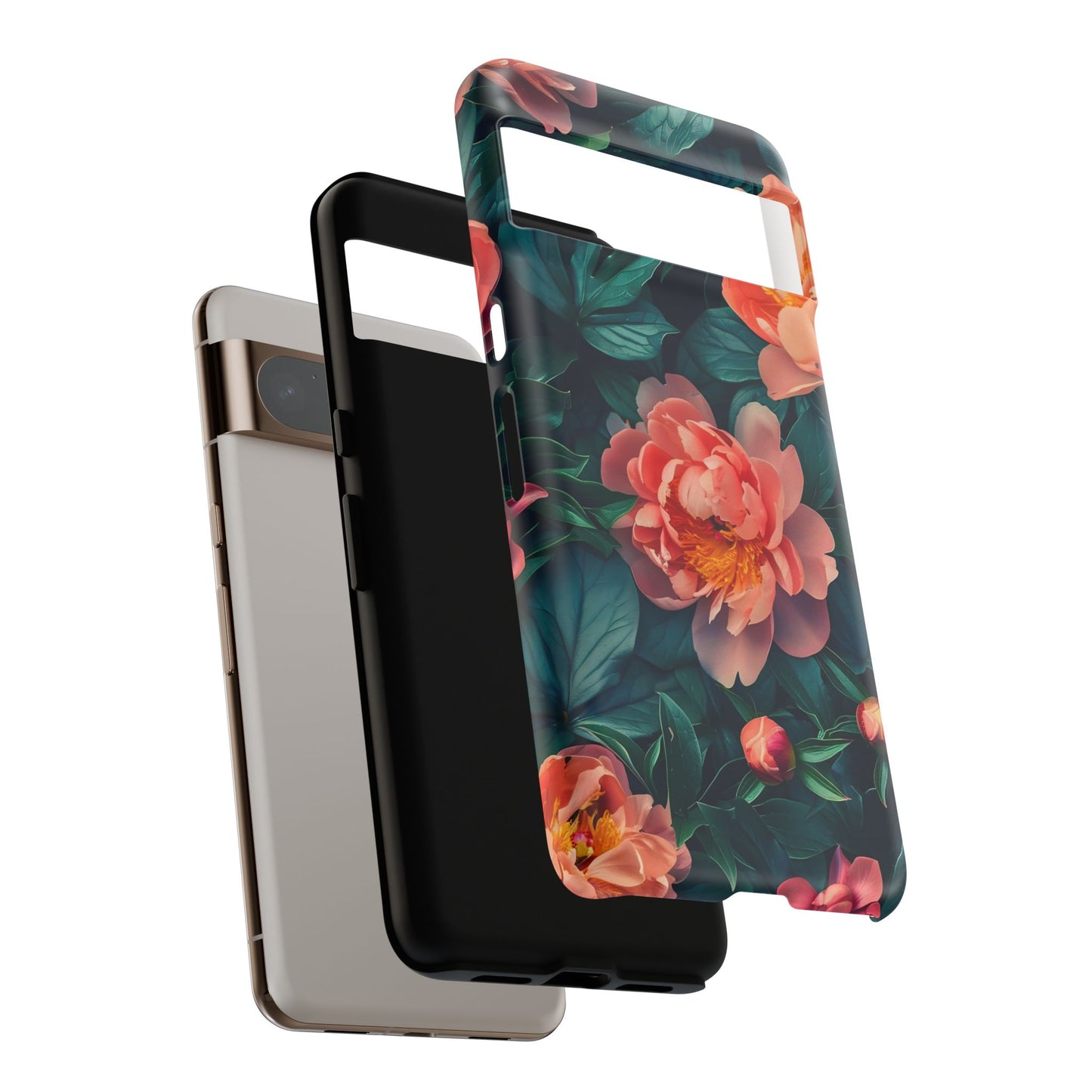 Floral Phone Case - Tough Cases, Flower Design, Botanical Art, Phone Accessory, Gift for Her, Nature Lovers