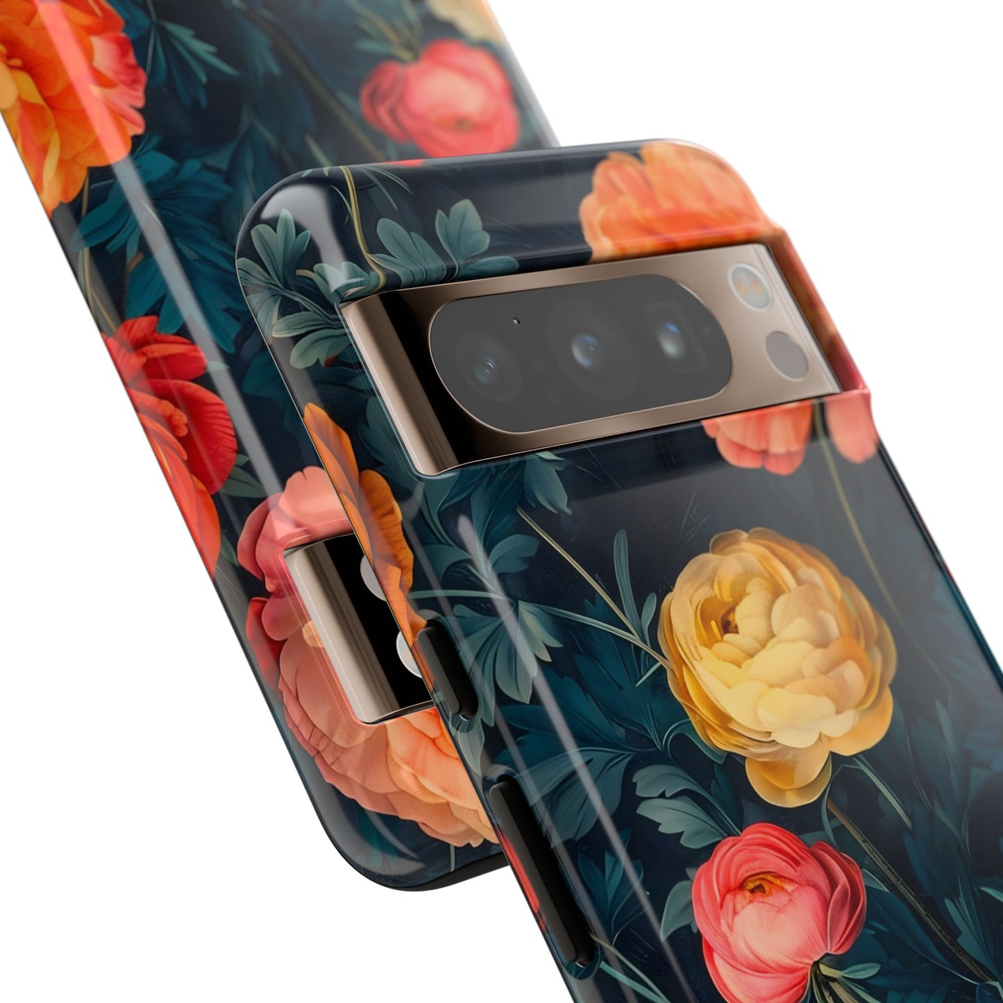 Floral Phone Case - Tough Cases, Stylish Protection, Gift for Flower Lovers, Customizable Cover, Floral Design Mobile Accessory