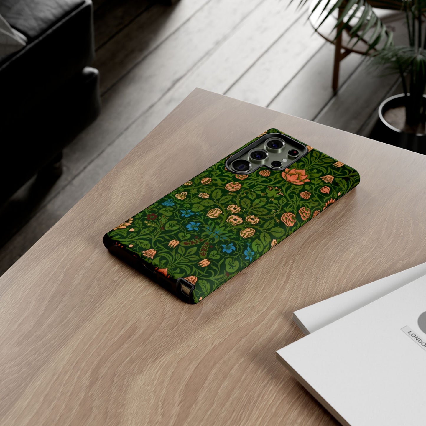 Crimson Leaf Whirl – Phone Case - Tough Cases
