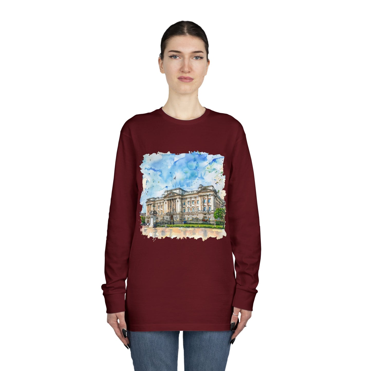 Long Sleeve Crewneck Tee - British Nature - Landscapes - Natural Beauty