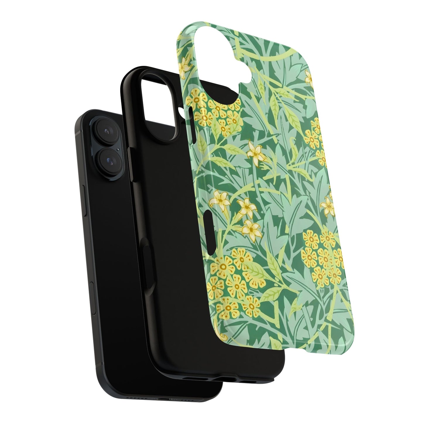 Tough Cases Organic Floral Phone Case, Stylish iPhone Cover, Eco-Friendly Gift, Nature Lover Accessory, Spring Decor, Unique Phone Protector
