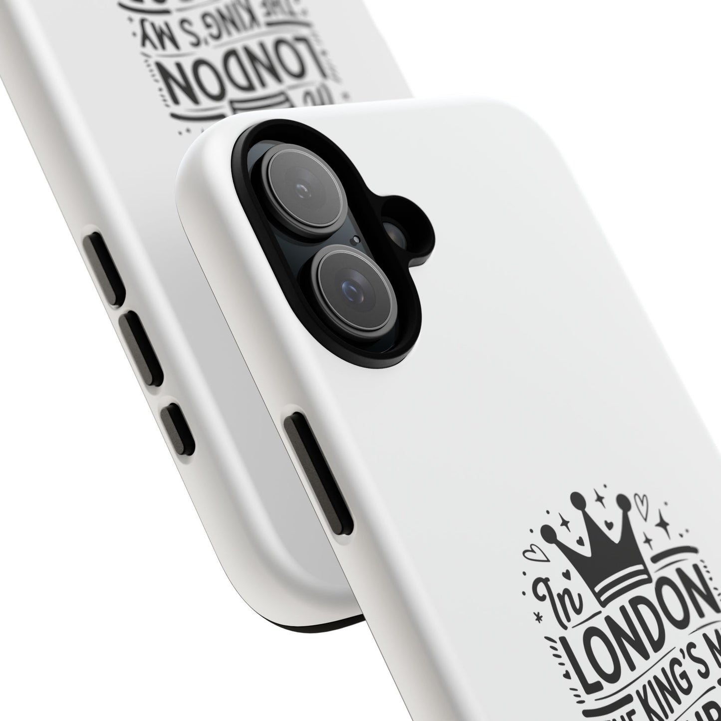 London-Themed Tough Phone Case - Chic & Stylish Protection