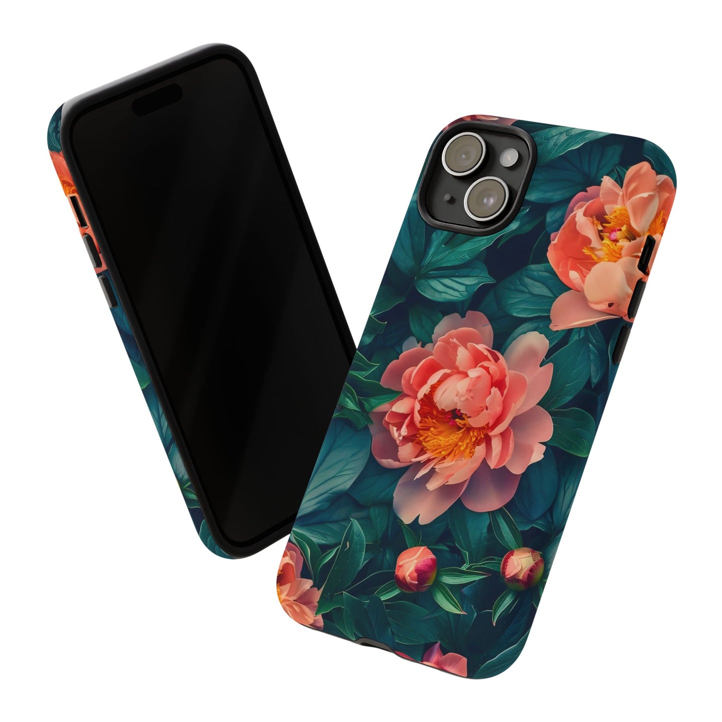 Floral Phone Case - Tough Cases, Flower Design, Botanical Art, Phone Accessory, Gift for Her, Nature Lovers