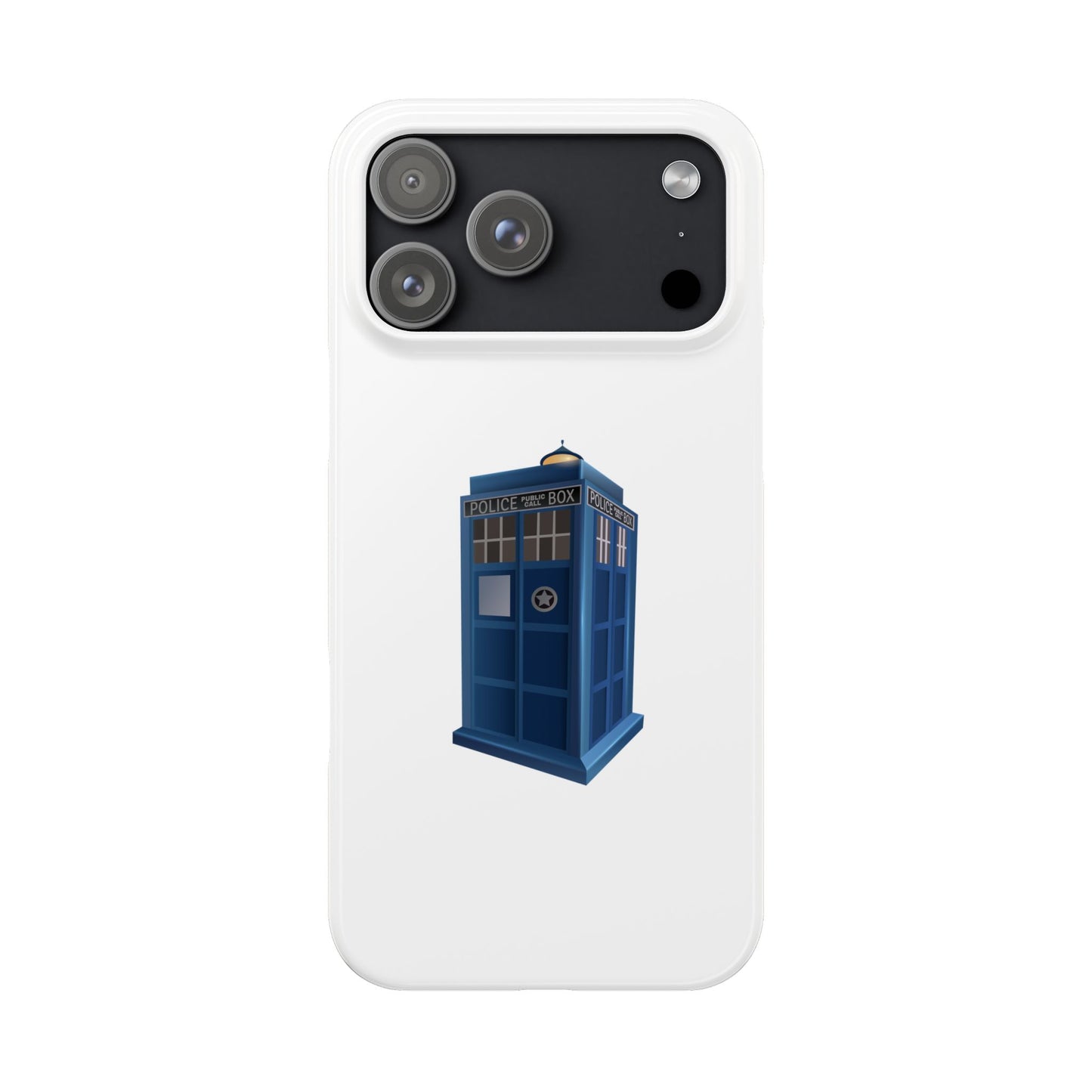 Doctor Who TARDIS Slim Phone Cases, Sci-Fi Phone Covers, Whovian Gifts, Geeky Accessories, Birthday Presents, Fun Tech Gear