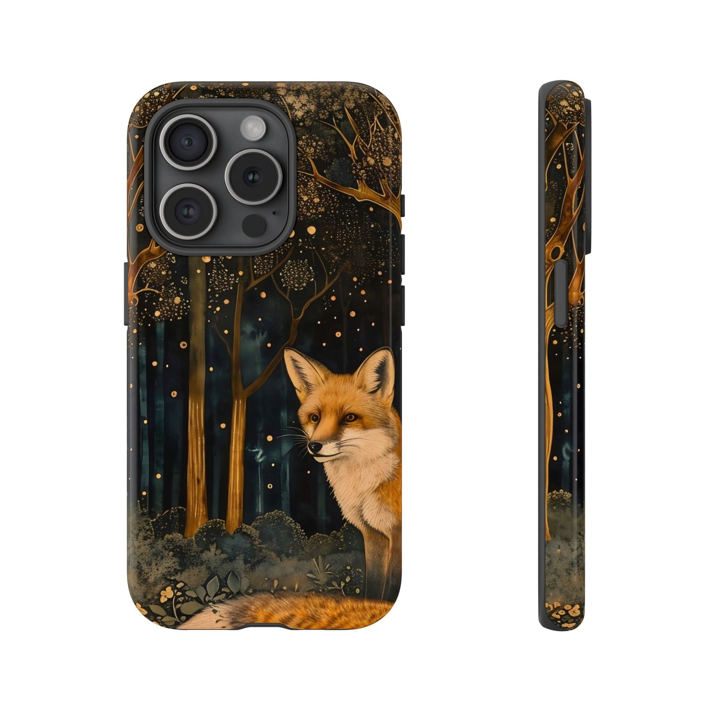 Fox Forest Phone Case, Cool Tough Case for Animal Lovers, Nature Themed Accessory, Unique Gifts for Her, Wildlife Protection