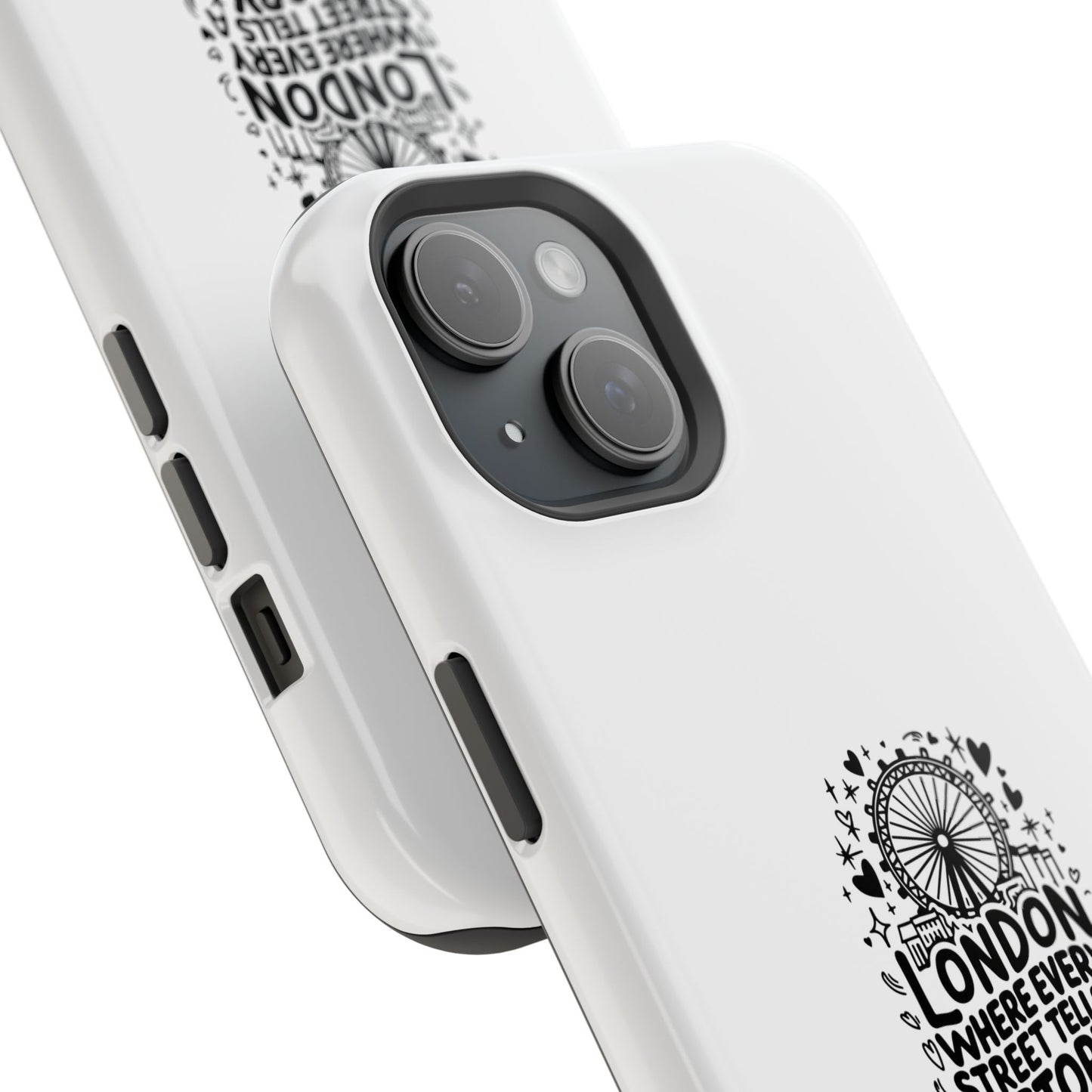 London Story Magnetic Tough Case - Unique Design for Travel Lovers