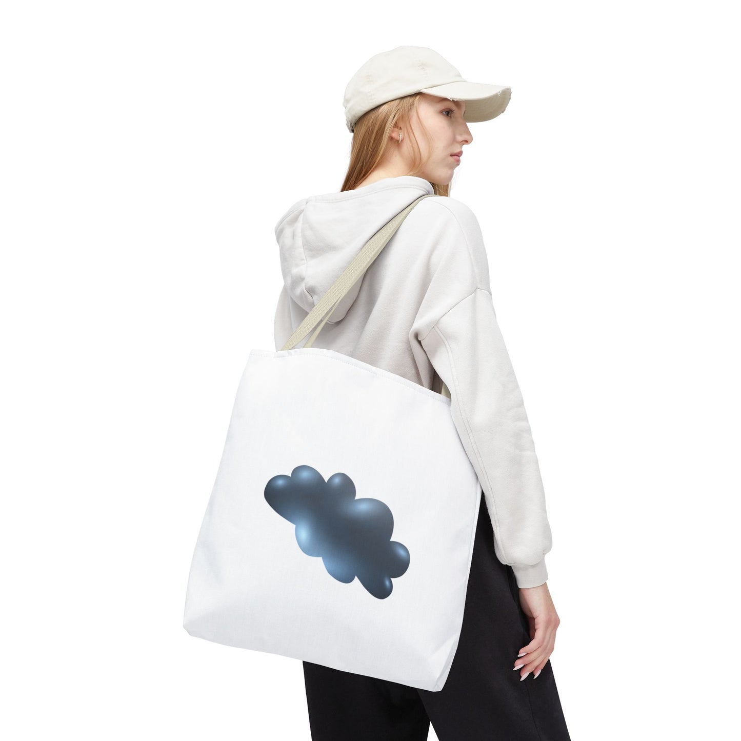Cloud-Themed Tote Bag, Stylish Carry-All for Everyday Use, Gift for Nature Lovers, Trendy Accessory, Eco-Friendly Bag