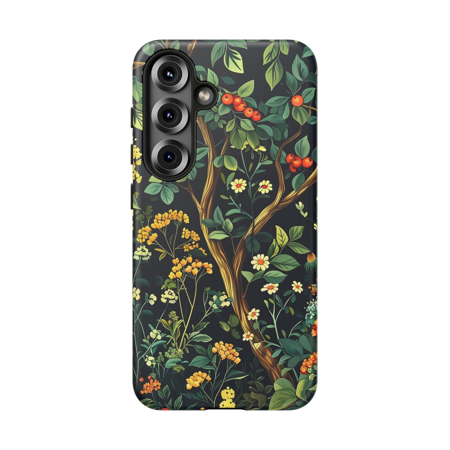 Floral iPhone Case, Nature Inspired Tough Case, Botanical Phone Cover, Eco-Friendly Gift, Unique Floral Design