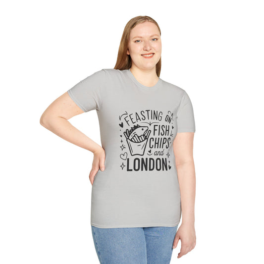 Unisex Softstyle T-Shirt - Fish Chips and London
