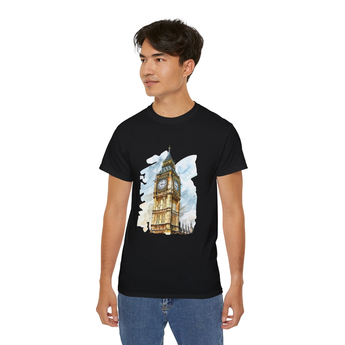 Unisex Ultra Cotton Tee - Big Ben - Iconic British Tower Classy