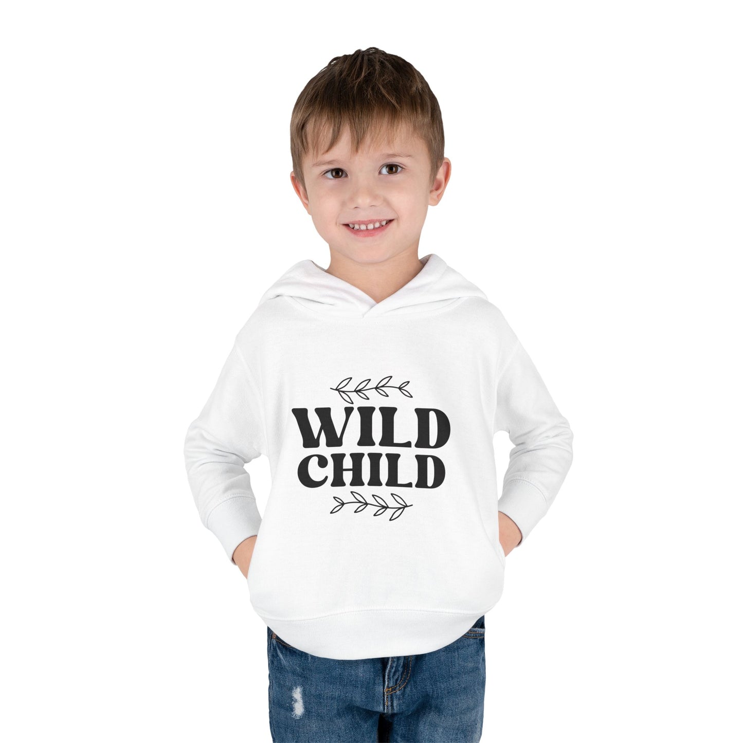 Wild Child Toddler Fleece Hoodie - Cozy and Playful Kids Apparel