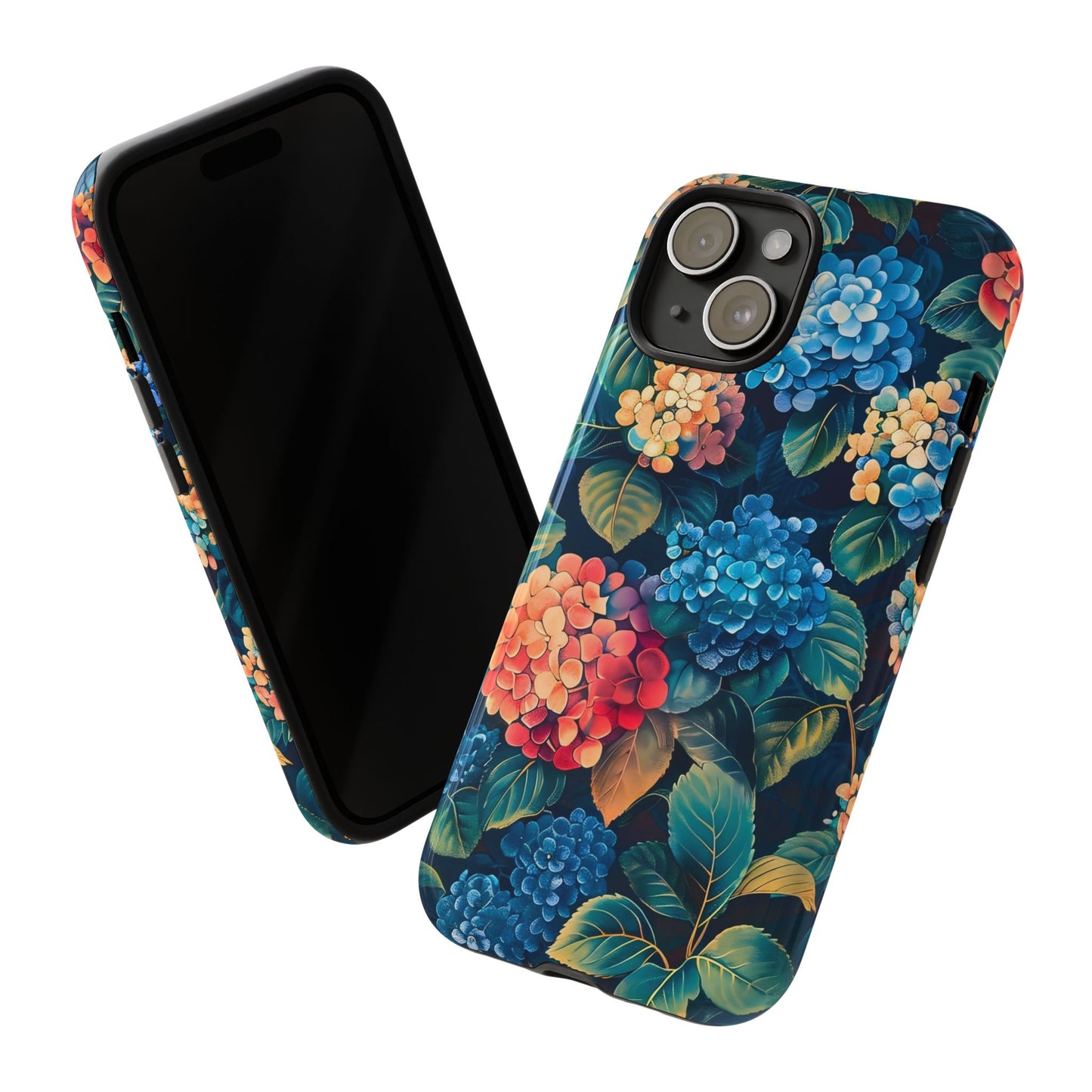 Floral Phone Case, Stylish Tough Case for Gardener Gift, Flower Lover Accessory, Pretty Floral Design, Protective Case