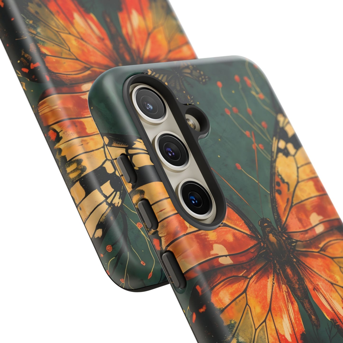 Butterfly Phone Case – Tough Cases for Nature Lovers, Floral Design, Butterfly Art, Unique Gift, Eco-Friendly Protection
