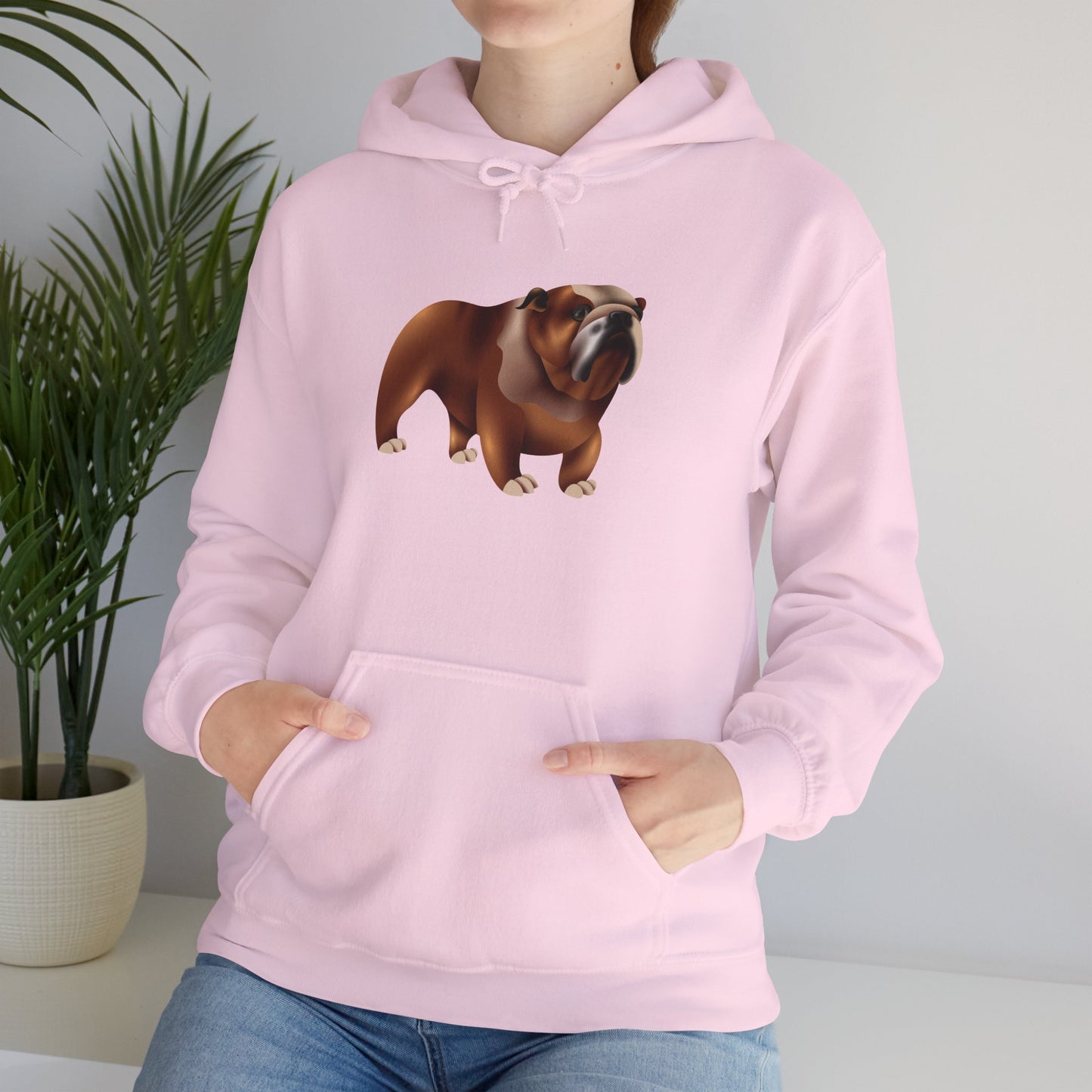 Unisex Heavy Blend™ Hooded Sweatshirt - Adorable British Dog