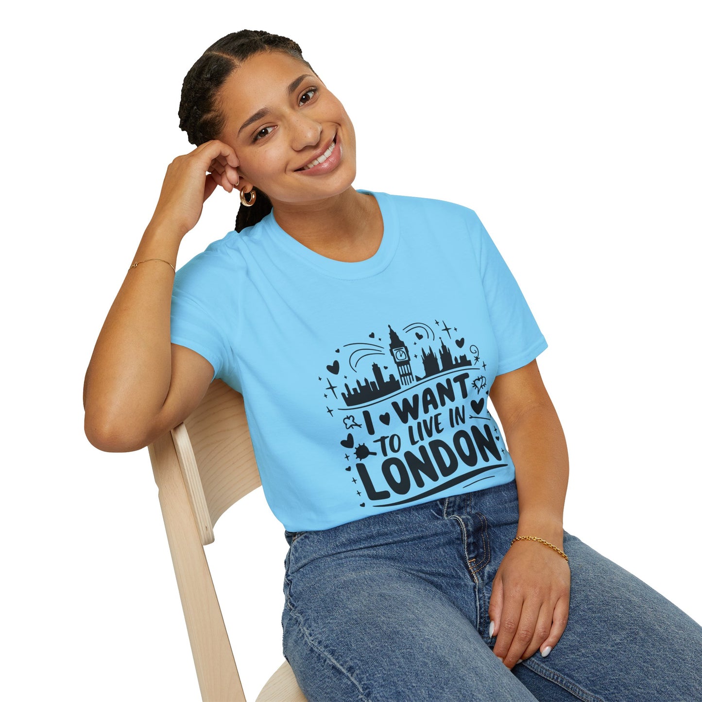 Unisex Softstyle T-Shirt - I want to Live in London