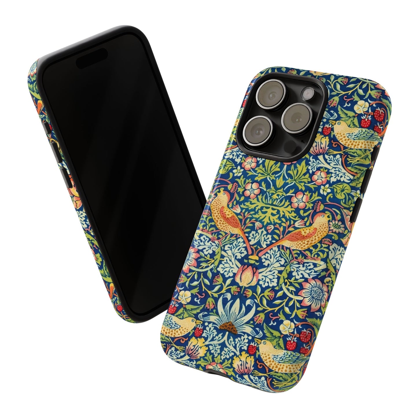 Floral Phone Case | Tough Cases, Stylish Protection, Unique Gift, Eco-Friendly, Floral Pattern, Bird Design