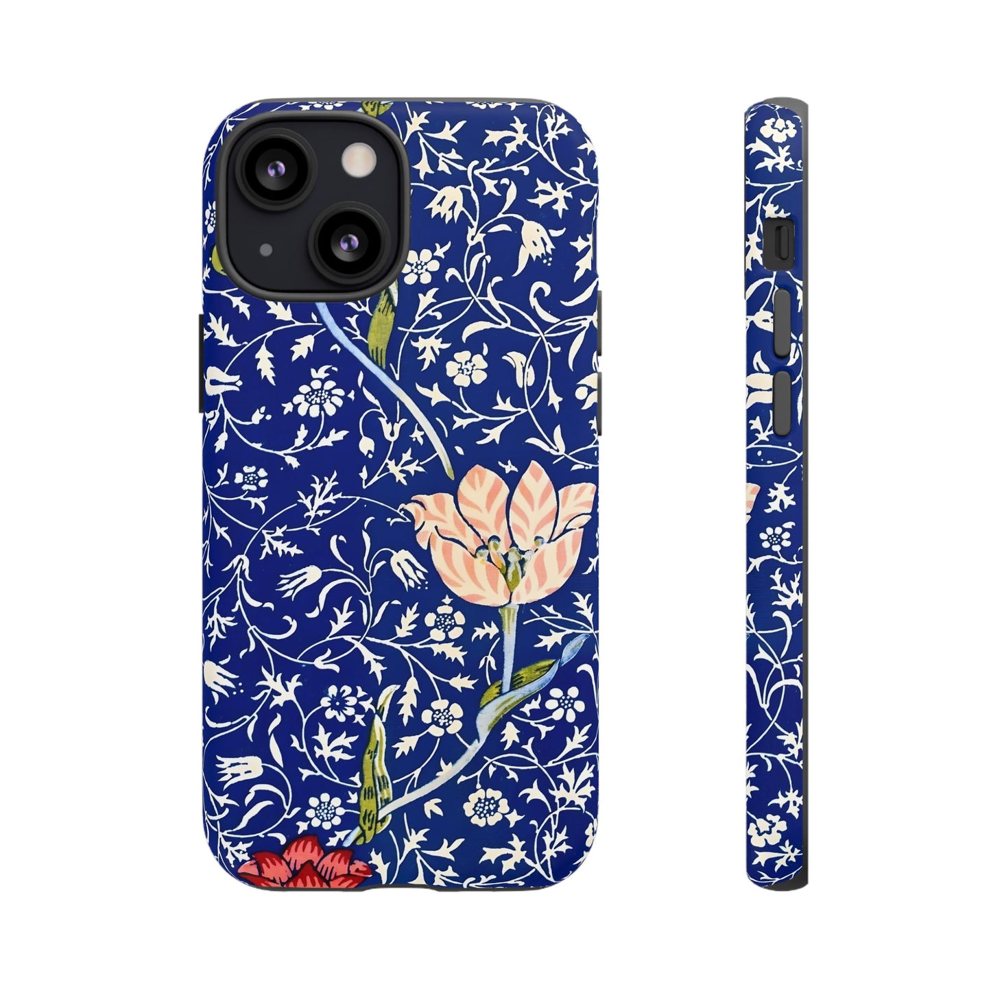 Floral Phone Case, Unique Tough Phone Cover, Gift for Her, Spring Decor, Durable Protective Case, Elegant Floral Design
